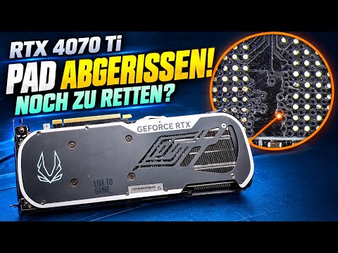 Vorschaubild: Ripped Pad! RTX 4070Ti Reparatur